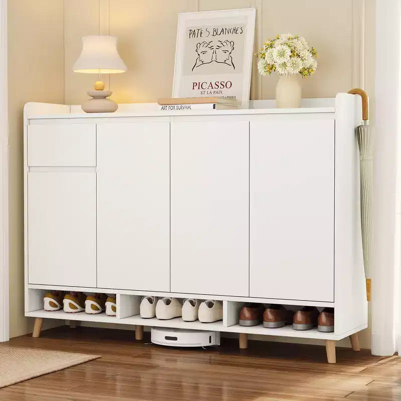 Meuble à chaussures moderne avec étagères réglables, Organisateur de maison minimaliste, Buffet de rangement