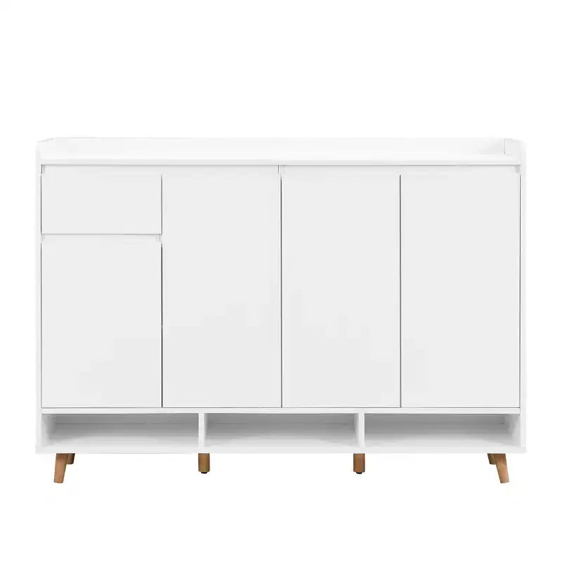 Meuble à chaussures moderne avec étagères réglables, Organisateur de maison minimaliste, Buffet de rangement