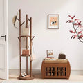 28.3 Compact Shoe Bench with Storage