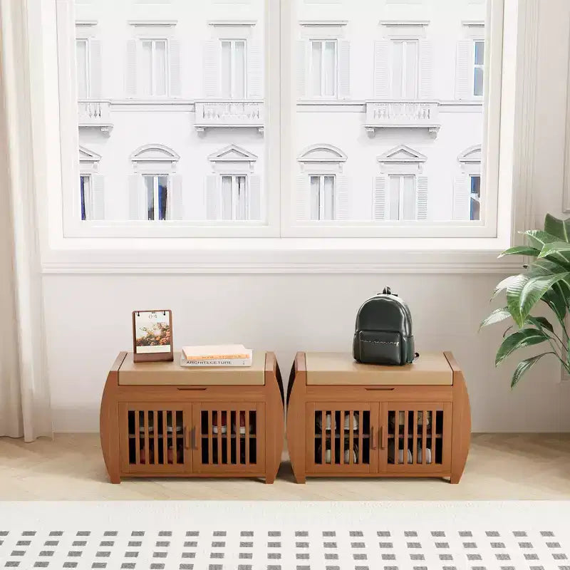 28.3 Banc à chaussures compact avec rangement