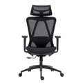 HomeRoots Black Adjustable Height Swivel Rolling Office Chair