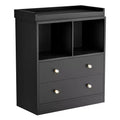 Baby Dresser with Changing Table Top, 6 Drawer Nursery & Changing Station with Changing Pad, Sturdy Wooden Baby