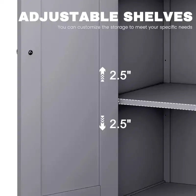 Meuble de Rangement au Sol pour Salle de Bain, Unité de Rangement Autonome pour Salle de Bain avec 2 Étagères Réglables, 30 x 60 x 80 cm