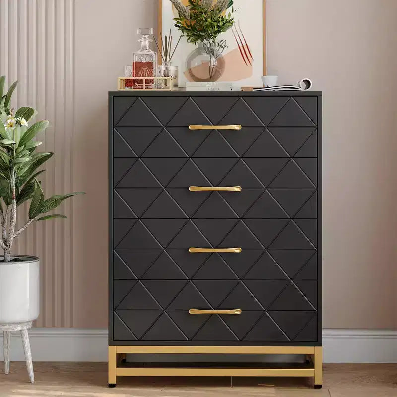Commode 3 tiroirs en bois peu encombrante avec dispositif anti-basculement, rangement pour vêtements, table de chevet polyvalente et organisateur pour la maison et le dortoir