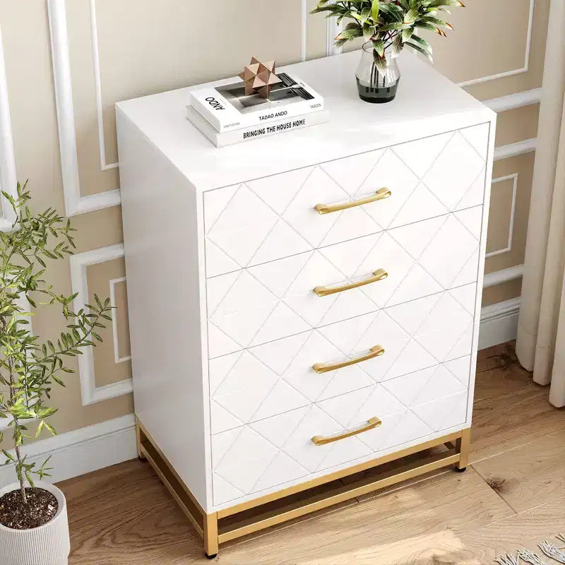 Commode 3 tiroirs en bois peu encombrante avec dispositif anti-basculement, rangement pour vêtements, table de chevet polyvalente et organisateur pour la maison et le dortoir
