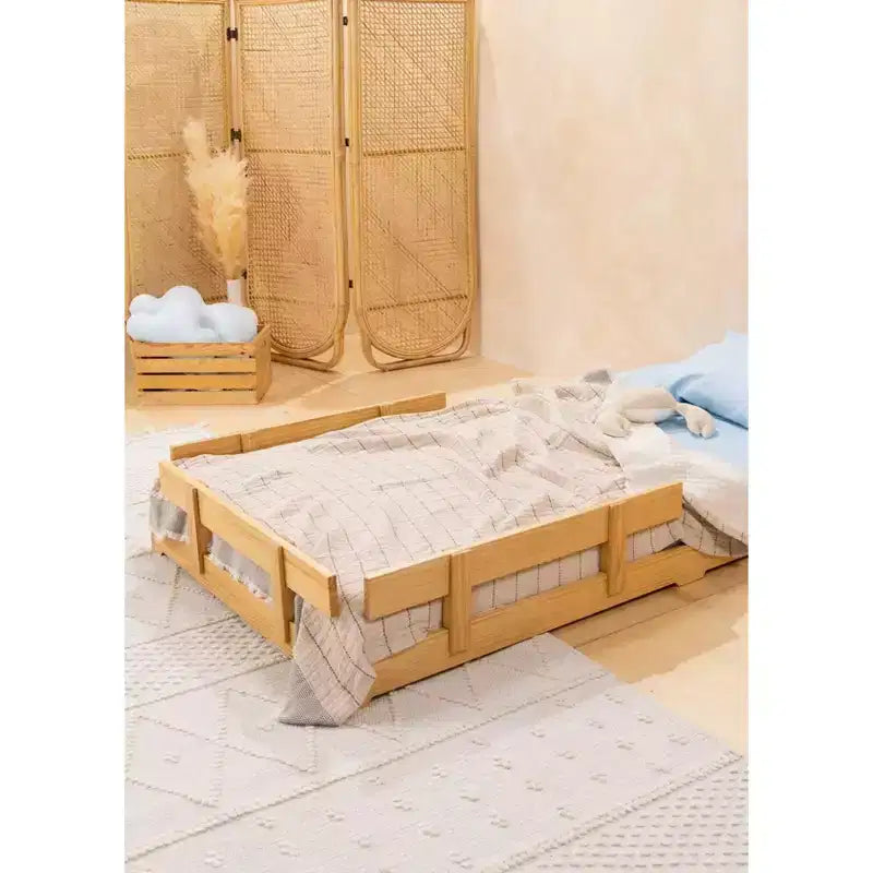 Coco Village - Barrière de lit en bois - Bois naturel