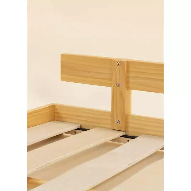 Coco Village - Barrière de lit en bois - Bois naturel