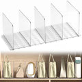 Acrylic Closet Shelf Dividers for Closets, Tall Shelf Divider for Closet Organization Wood Shelves Separators