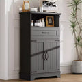 Freestanding Bathroom Cabinet with Doors and Drawers, Multi-Functional Storage for Bathroom, Kitchen, and Living Room