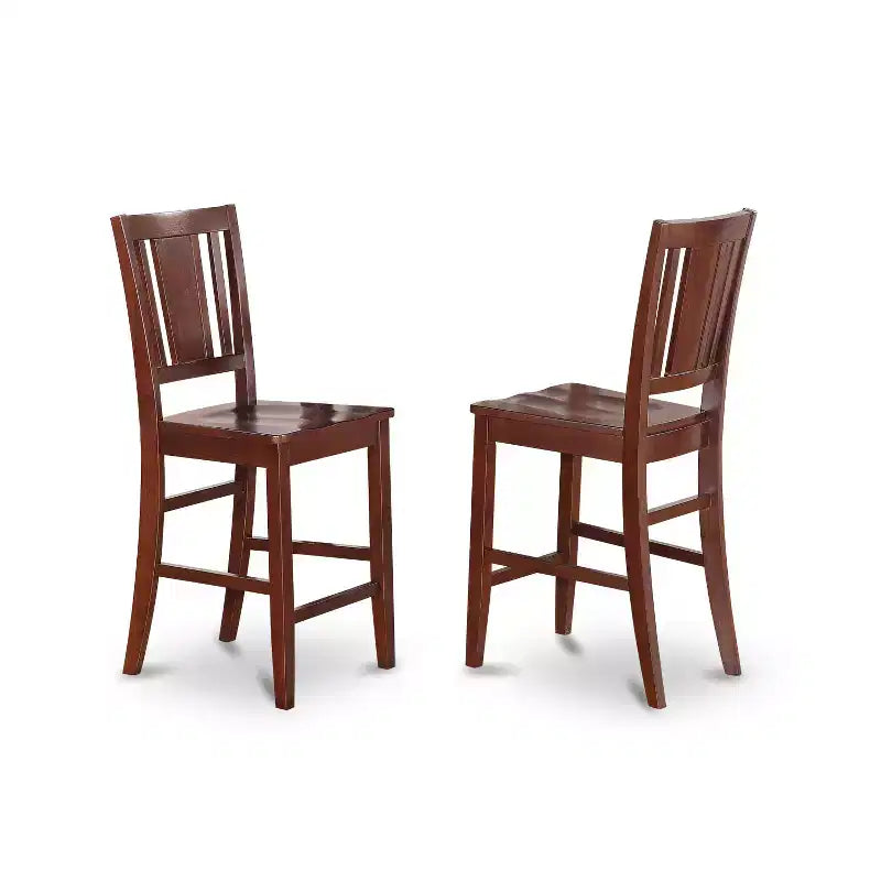 Ensemble de salle à manger hauteur comptoir - Table et chaises de bar modernes - Table haute carrée pour cuisines et petits déjeuners