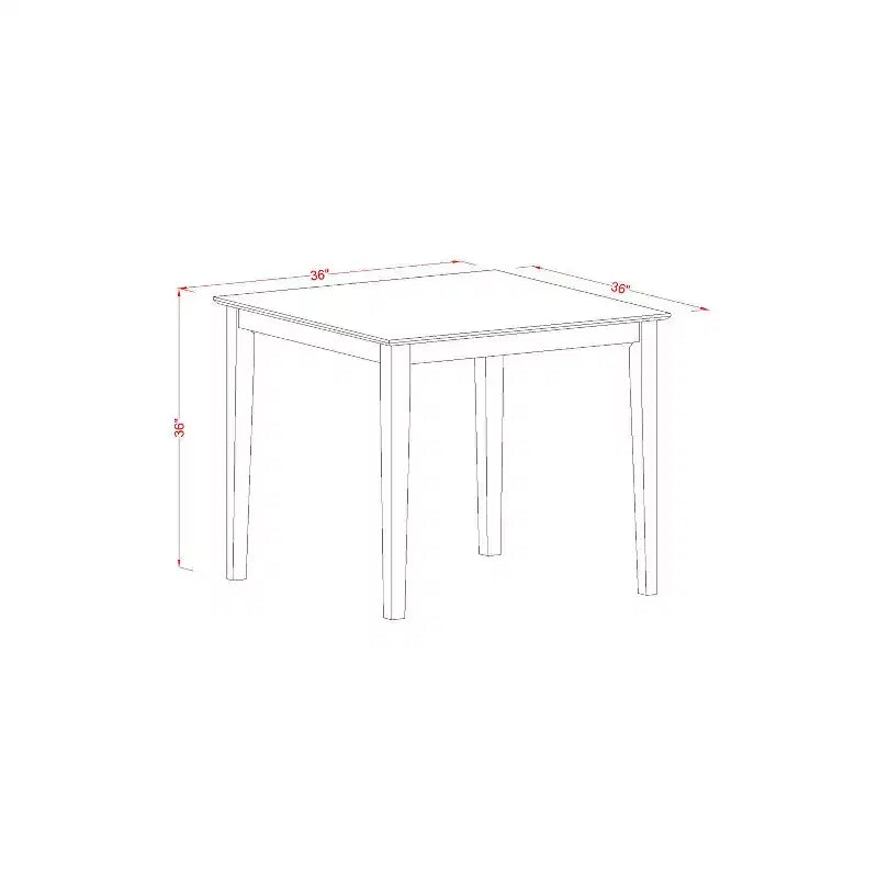 Ensemble de salle à manger hauteur comptoir - Table et chaises de bar modernes - Table haute carrée pour cuisines et petits déjeuners