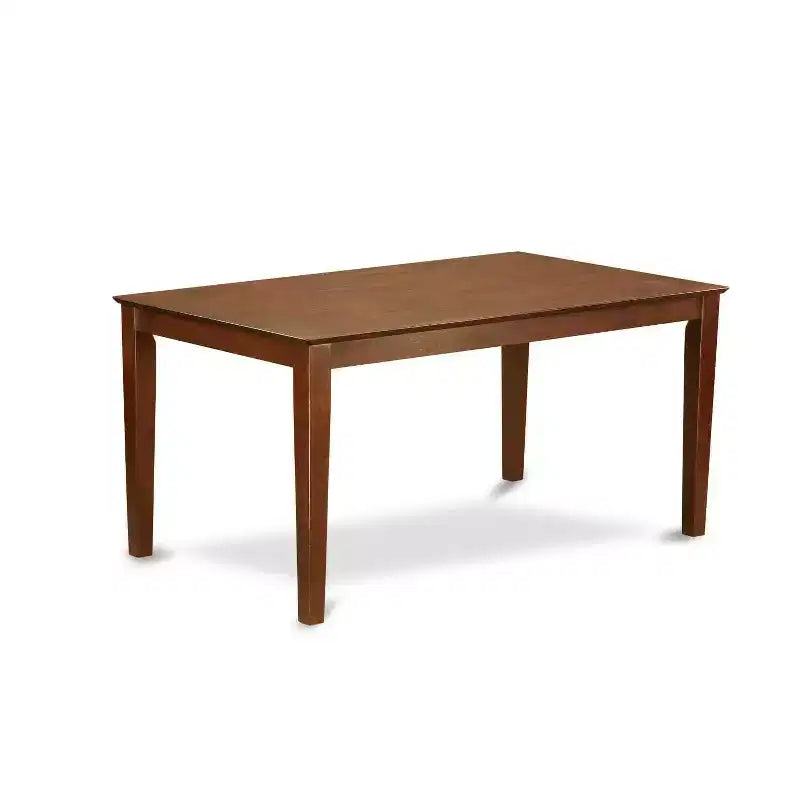 Ensemble de salle à manger rectangulaire 5 pièces en acajou massif – Pour 4 personnes