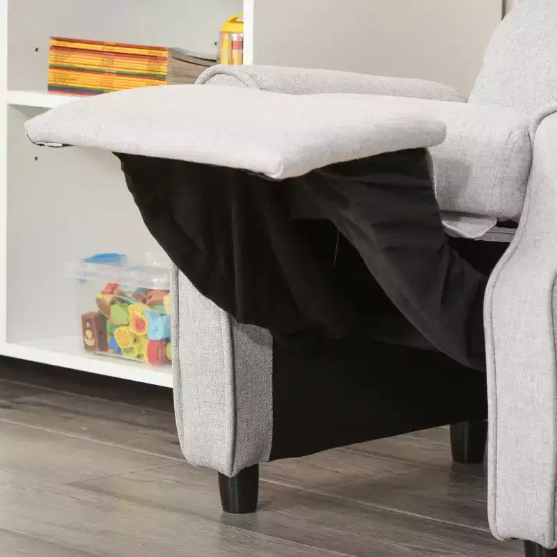 Fauteuil inclinable pour enfants Canapé pour enfants avec angle réglable Fauteuil inclinable simple Fauteuil de jeu avec repose-pieds 2 poches latérales pour 3-5 ans