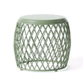 Outdoor Side Tables, Iron Side Table - Green Finish for Living Room/Bedroom
