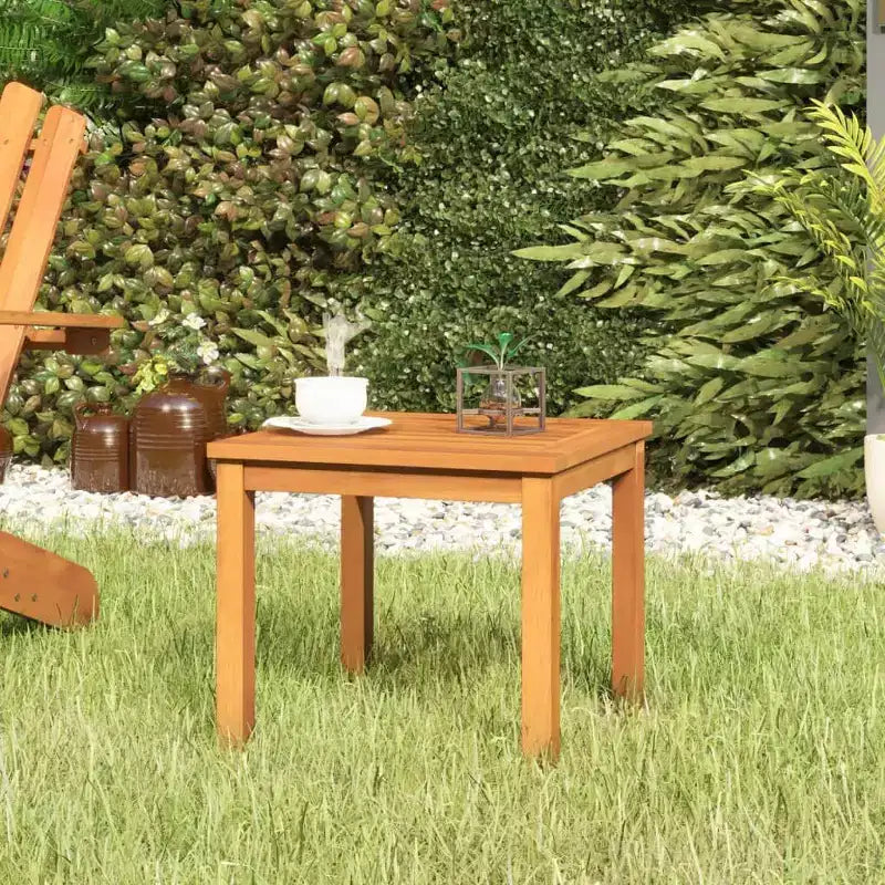 vidaXL Table basse 40x40x36 cm Bois d'acacia massif