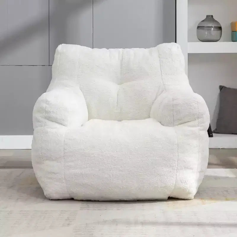 Fauteuil poire Okak avec dossier ergonomique, fauteuil de sol confortable avec mousse à mémoire de forme, fauteuil poire pour salon, chambre à coucher