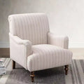 GDFStudio Marwick Contemporary Fabric Upholstered Striped Arm Chair