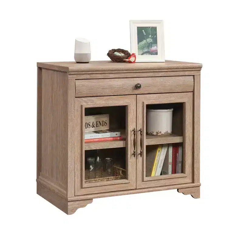 Meuble de rangement de bureau compact en bois GDFStudio Winslow 31,5