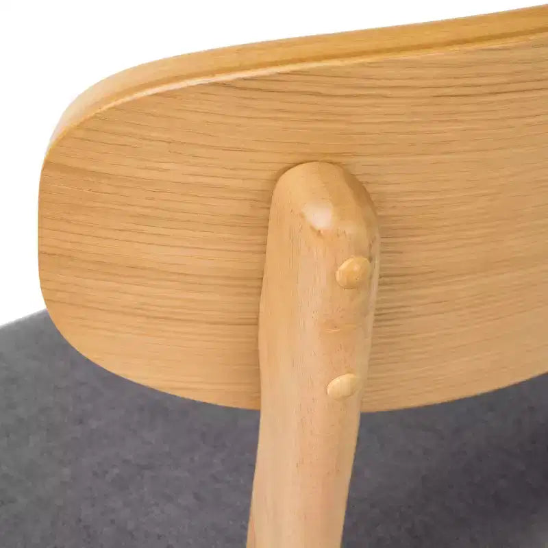 Lot de 2 chaises de salle à manger en bois avec sièges rembourrés, chaises d'appoint modernes pour cuisine, salle à manger ou salon - Panipeachy