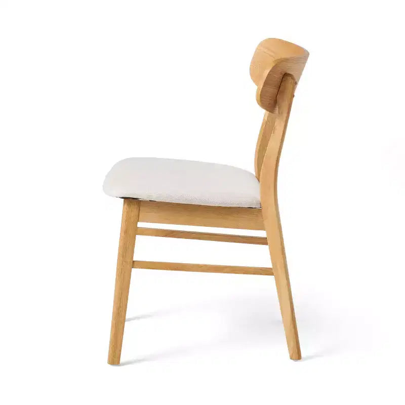 Lot de 2 chaises de salle à manger en bois avec sièges rembourrés, chaises d'appoint modernes pour cuisine, salle à manger ou salon - Panipeachy