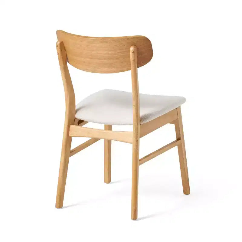 Lot de 2 chaises de salle à manger en bois avec sièges rembourrés, chaises d'appoint modernes pour cuisine, salle à manger ou salon - Panipeachy