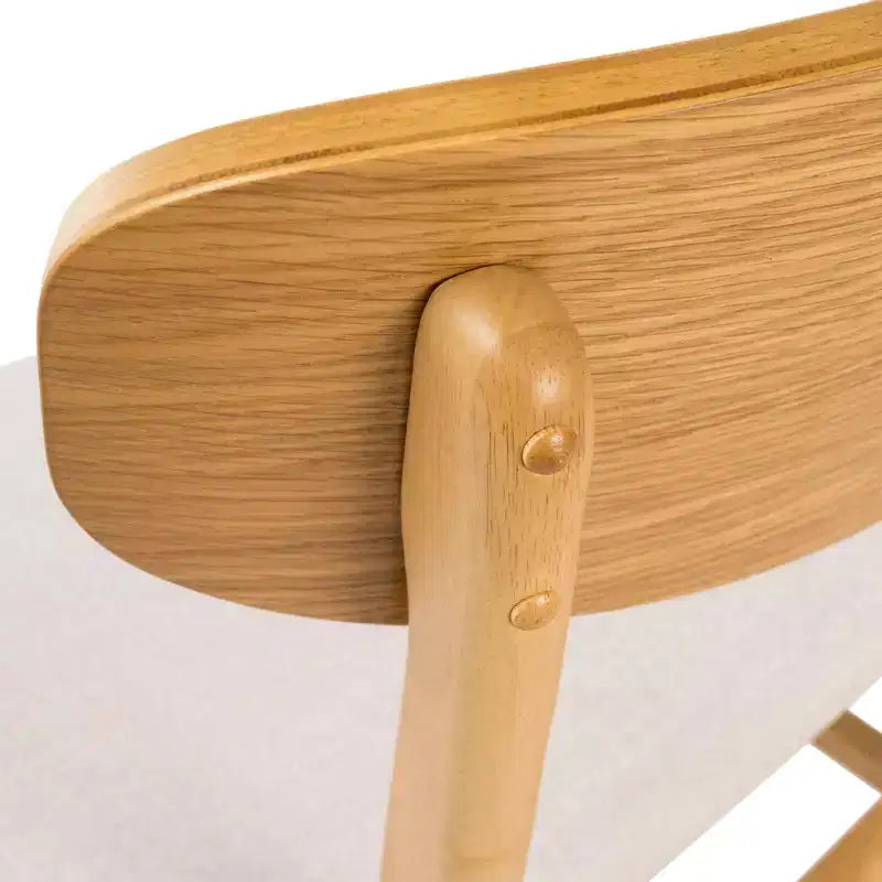 Lot de 2 chaises de salle à manger en bois avec sièges rembourrés, chaises d'appoint modernes pour cuisine, salle à manger ou salon - Panipeachy