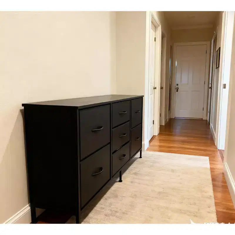 Commode TUYOHW 47 tiroirs pour chambre, commode large avec 7 tiroirs en tissu, meuble TV robuste pour TV 60 pouces, organisateur de rangement de jouets pour chambre