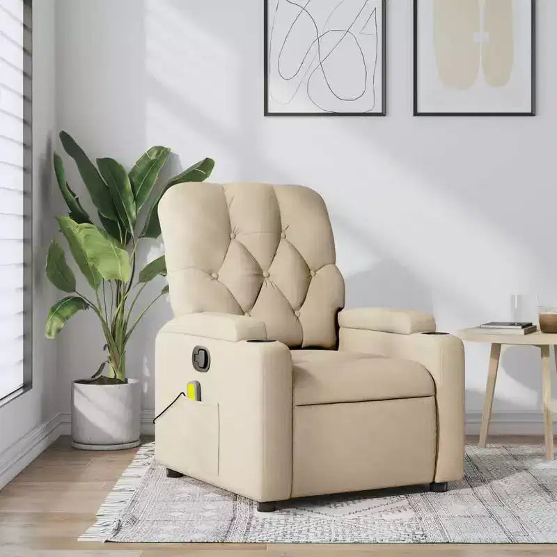 vidaXL Fauteuil inclinable de massage électrique