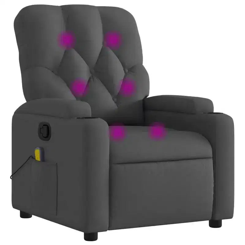 vidaXL Fauteuil inclinable de massage électrique