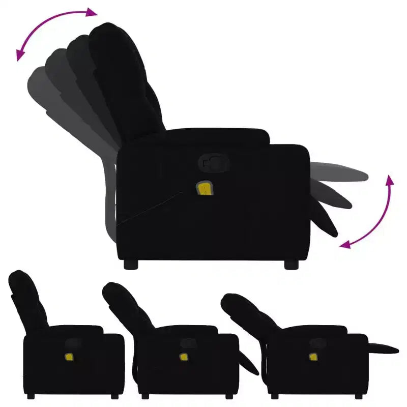 vidaXL Fauteuil inclinable de massage électrique