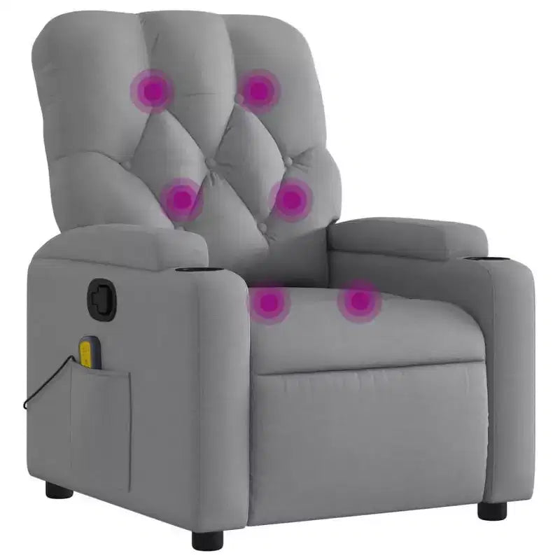 vidaXL Fauteuil inclinable de massage électrique