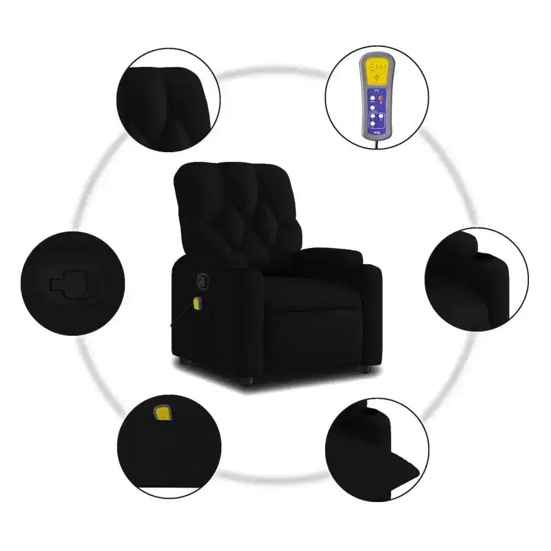 vidaXL Fauteuil inclinable de massage électrique