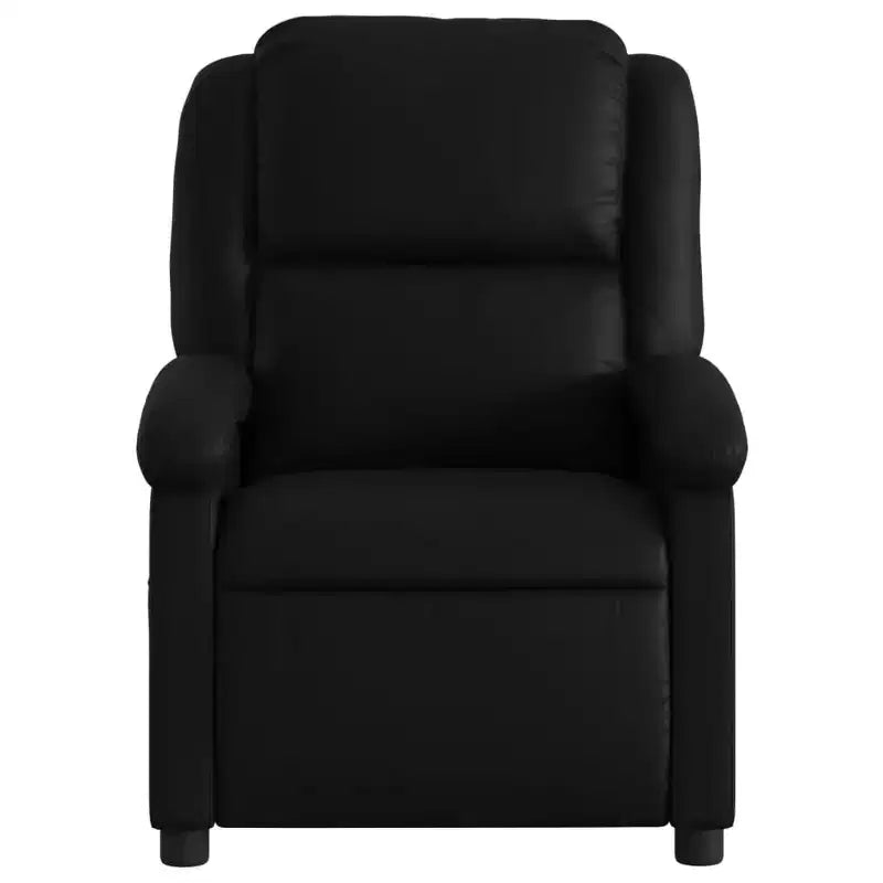 vidaXL Fauteuil inclinable Similicuir noir, métal, contreplaqué Fauteuil inclinable