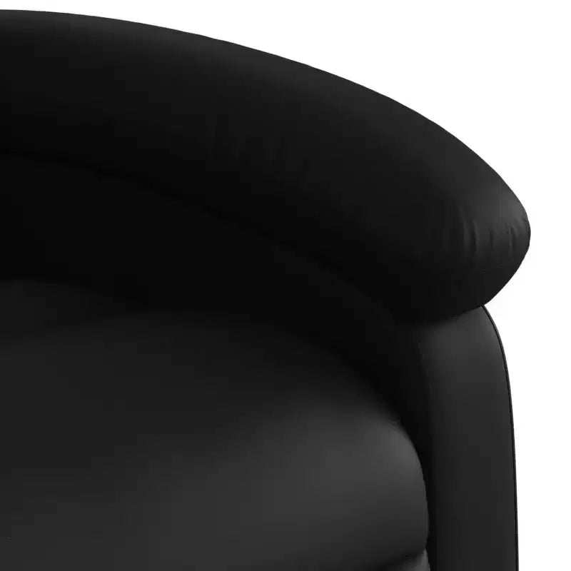 vidaXL Fauteuil inclinable Similicuir noir, métal, contreplaqué Fauteuil inclinable