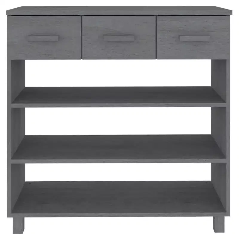 vidaXL Console Table Table d'entrée Table d'appoint étroite HAMAR Bois de pin massif - Marron miel