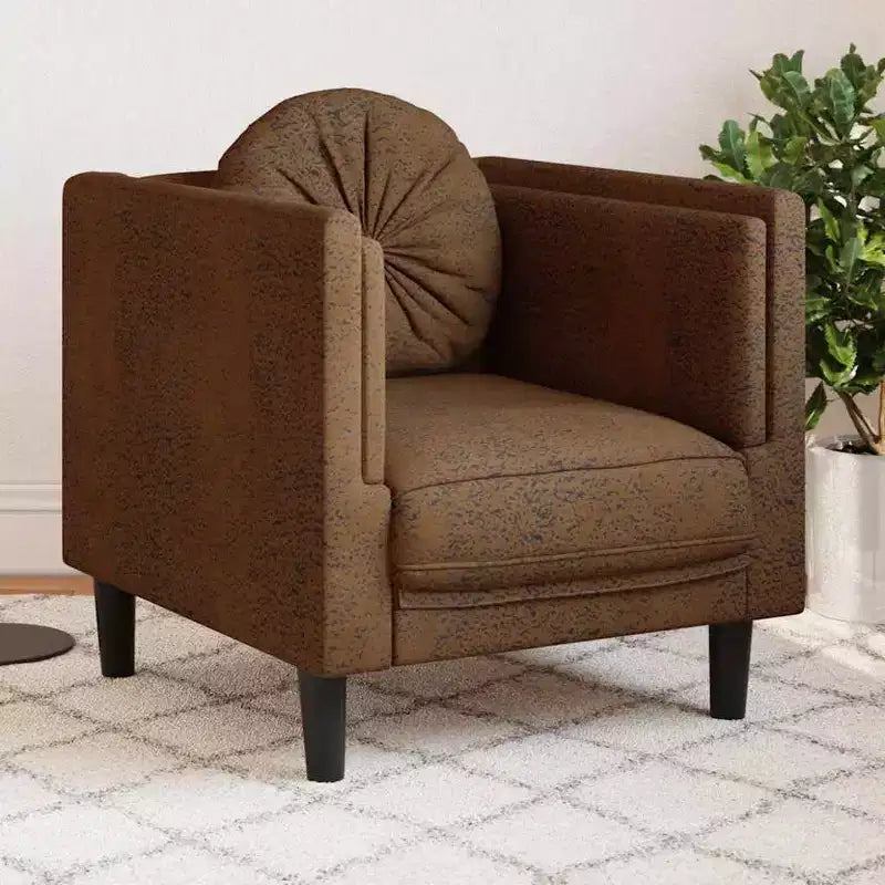 vidaXL Canapé avec coussins Rembourré Salon Similicuir Suede