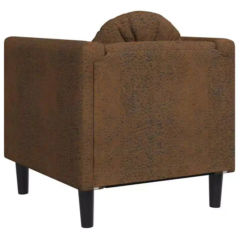 vidaXL Canapé avec coussins Rembourré Salon Similicuir Suede