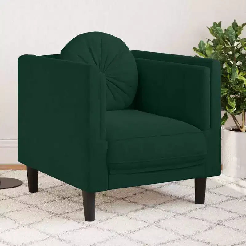vidaXL Canapé avec coussins Rembourré Salon Similicuir Suede