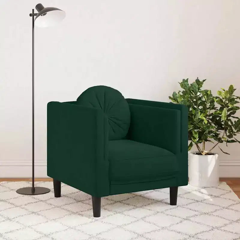 vidaXL Canapé avec coussins Rembourré Salon Similicuir Suede