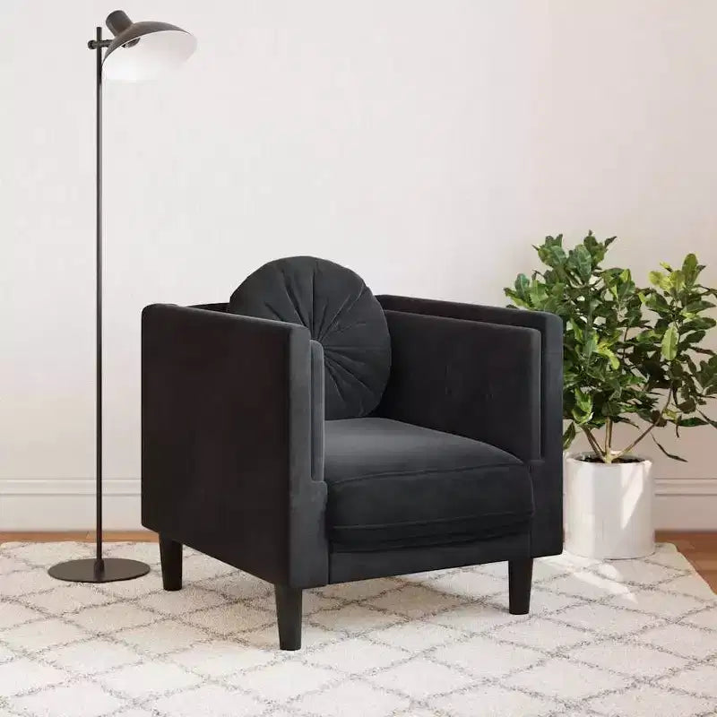 vidaXL Canapé avec coussins Rembourré Salon Similicuir Suede