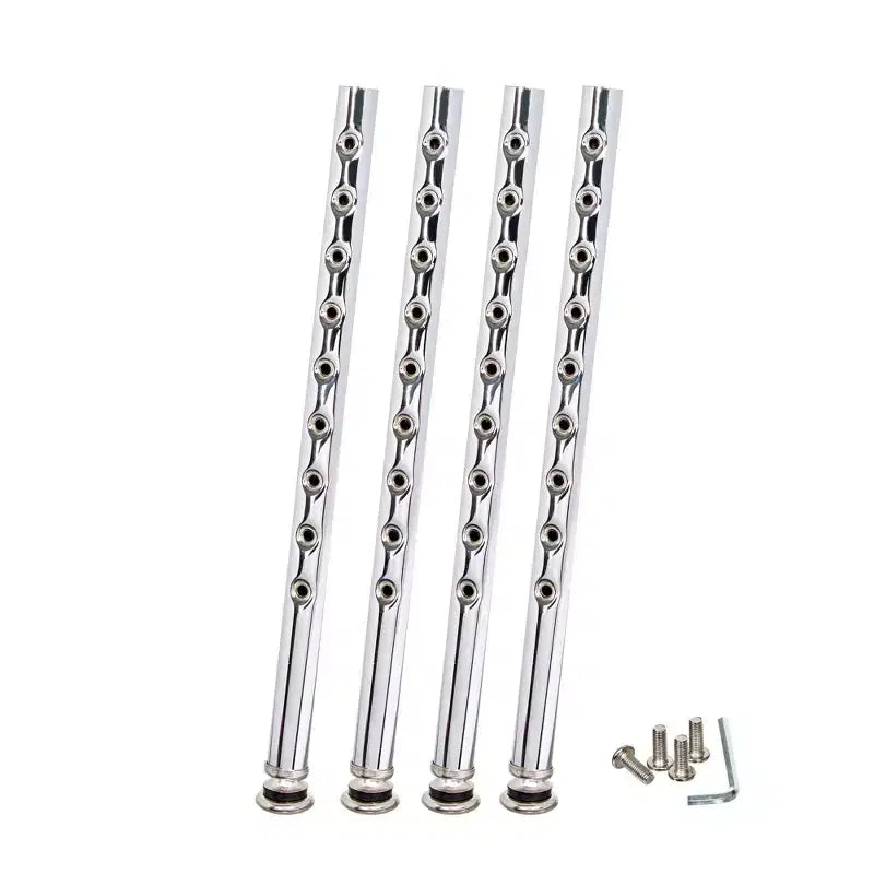 Lot de 2 tabourets de bar en acier robustes et réglables de 81,3 cm à 99,1 cm avec dossier, gris