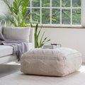 Maverick Ottoman Ivory - Anji Mountain