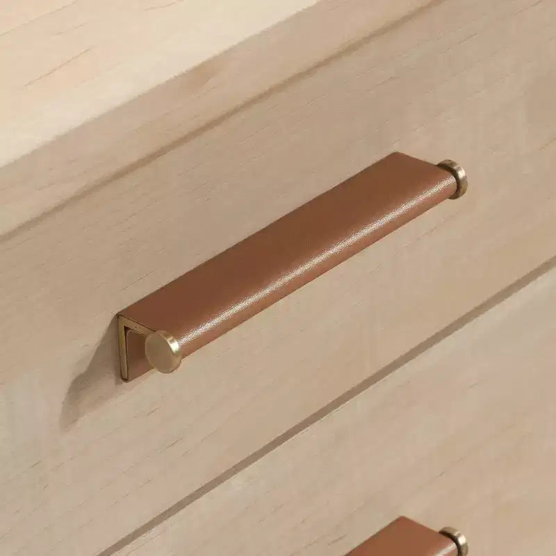 Bureau d'angle Whitaker Point en érable naturel - Sauder : Bureau de direction avec tiroirs, tablette clavier, passe-câbles : Style de transition