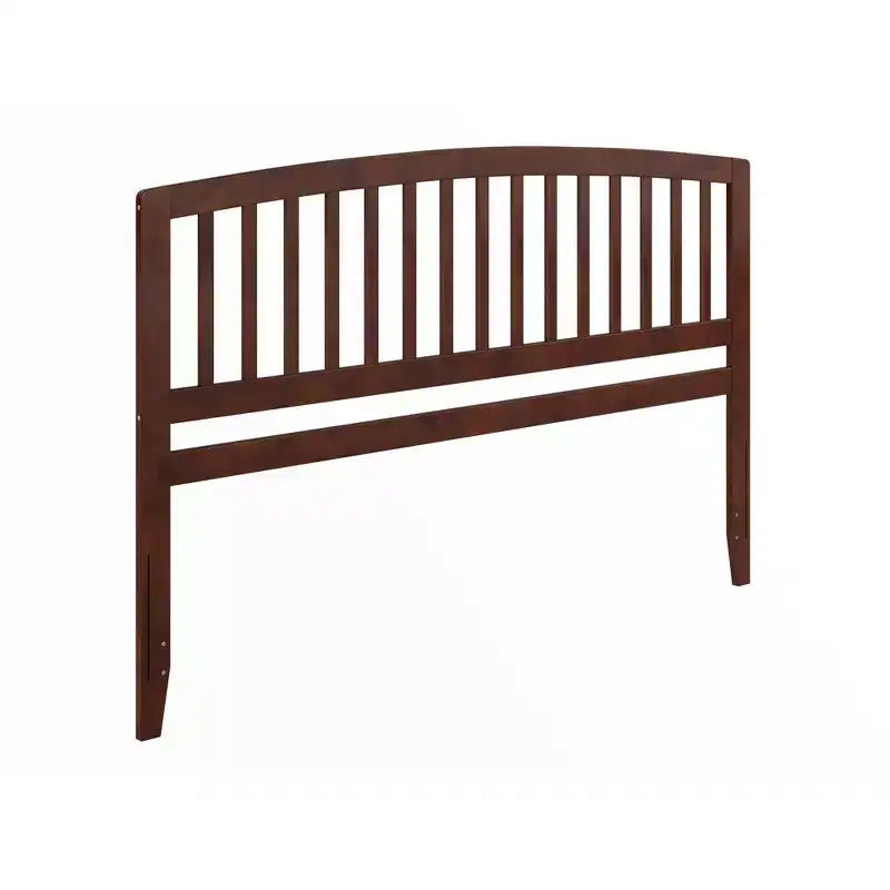 AFI King Richmond Headboard Walnut: Satin Stained Finish, Wood Frame, Spot Clean, 50" Height