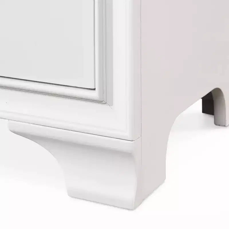 Table de chevet à 2 tiroirs avec port de chargement USB
