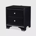 Edmond 2 Drawer Nightstand with USB - Click Decor