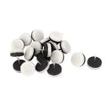 Unique Bargains Chair Table Sofa Leg Floor Protector Floor Glides 0.94 x 1.18 White 20 Pcs