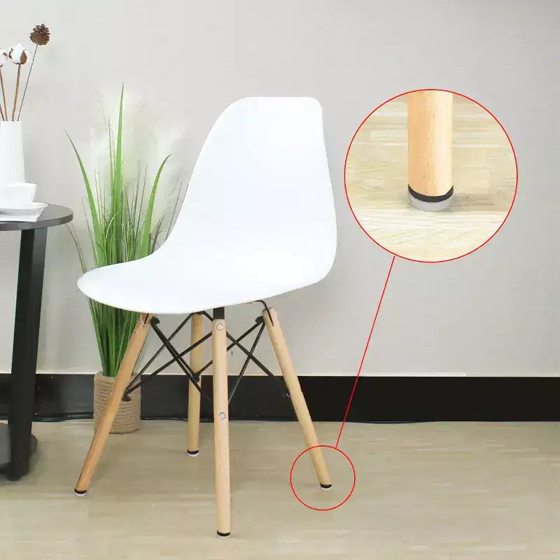 Unique Bargains Protections de Pieds de Chaise Table Canapé Patins de Sol 0,94 x 1,18 Blanc 20 Pièces