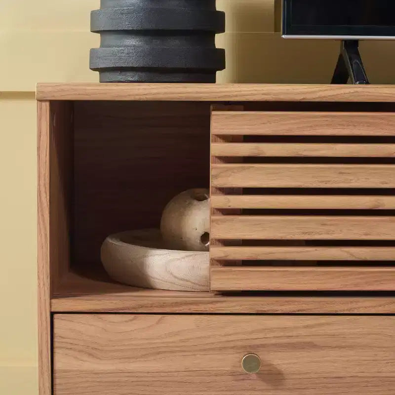Meuble TV 3 tiroirs 1 étagère